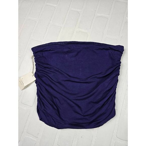 A New Day Navy Tube Top 3X - Picture 3 of 4